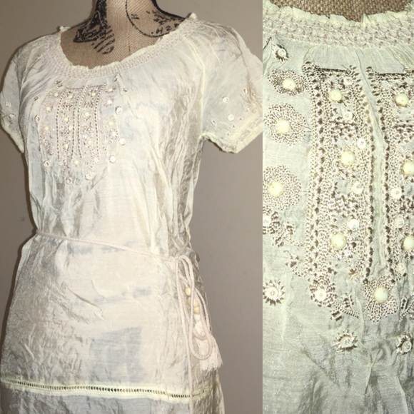 Vintage Inspired Sunshine Summer Lightweight Tunic - Picture 8 of 8